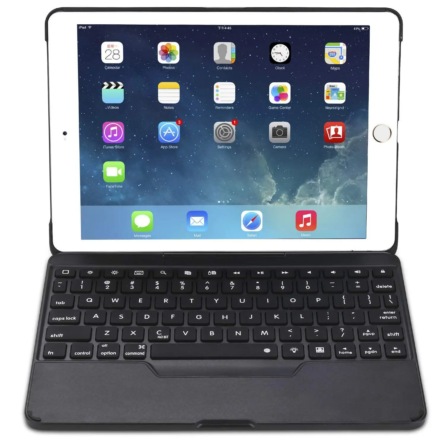Ig-для iPad 9 7 чехол с клавиатурой [съемный] для полностью защитный смарт-чехол