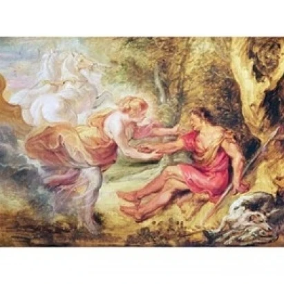 Аврора похищает Cephalus 1636 плакат печать Питера пола Рубенса (24x18)|Таблички и знаки| |