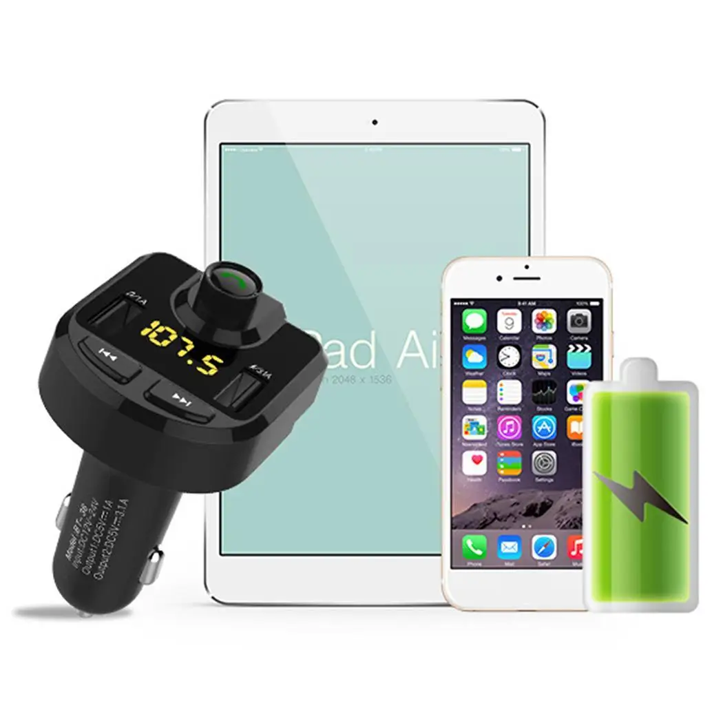 Новинка BT36 Автомобильный Bluetooth MP3 плеер двойное USB Автомобильное зарядное