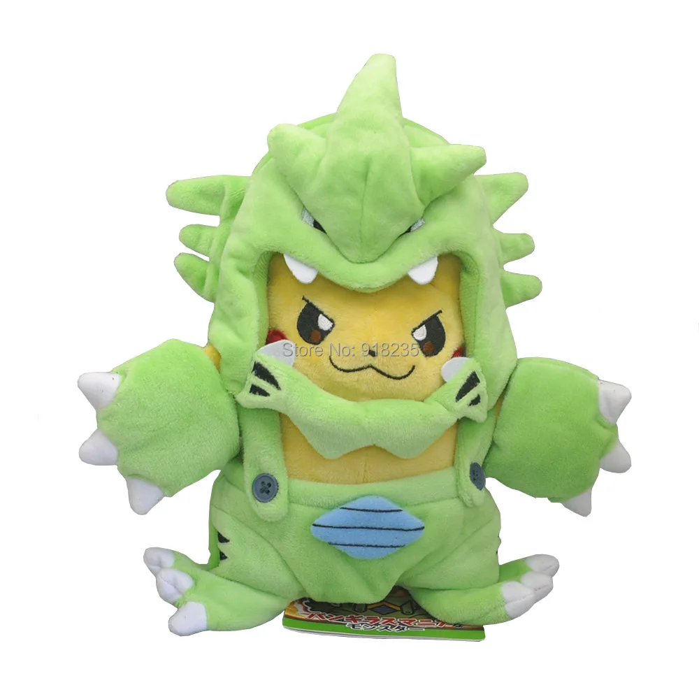 10/лот плюшевые куклы 4 вида стилей Пикчу Косплей Hydreigon Maniac Tyranitar Charizard 20 см мягкие