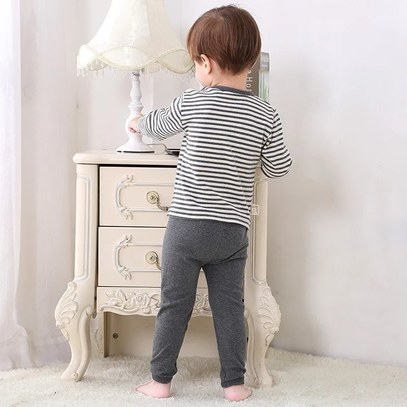 2019 новый теплый ComfortableKids полосатый хлопок мальчик зеленый темно серый фиолетовый