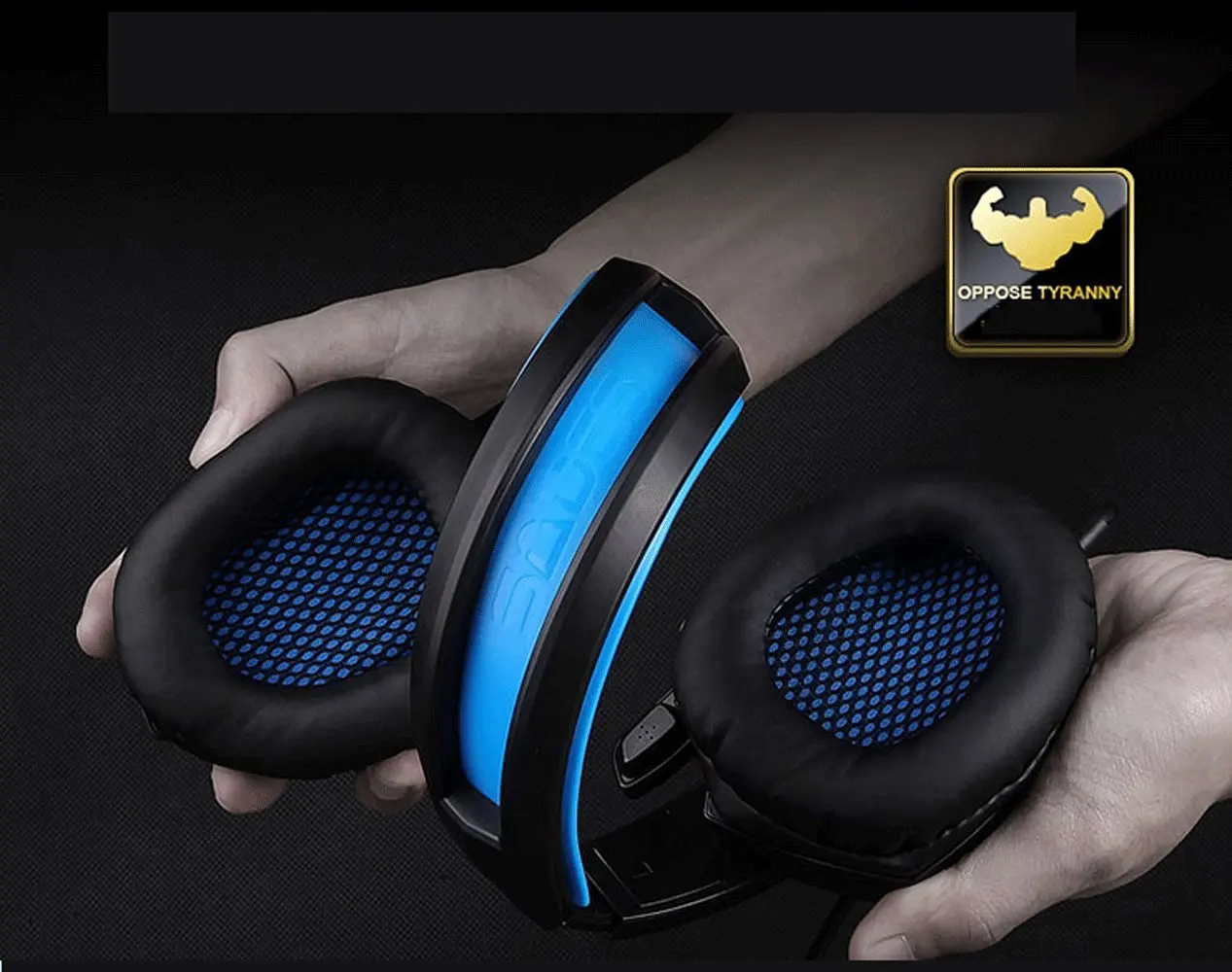 PC Gaming Headst Sades дух волка 7 1 Surround Sound USB проводные наушники с светодио дный микрофоном