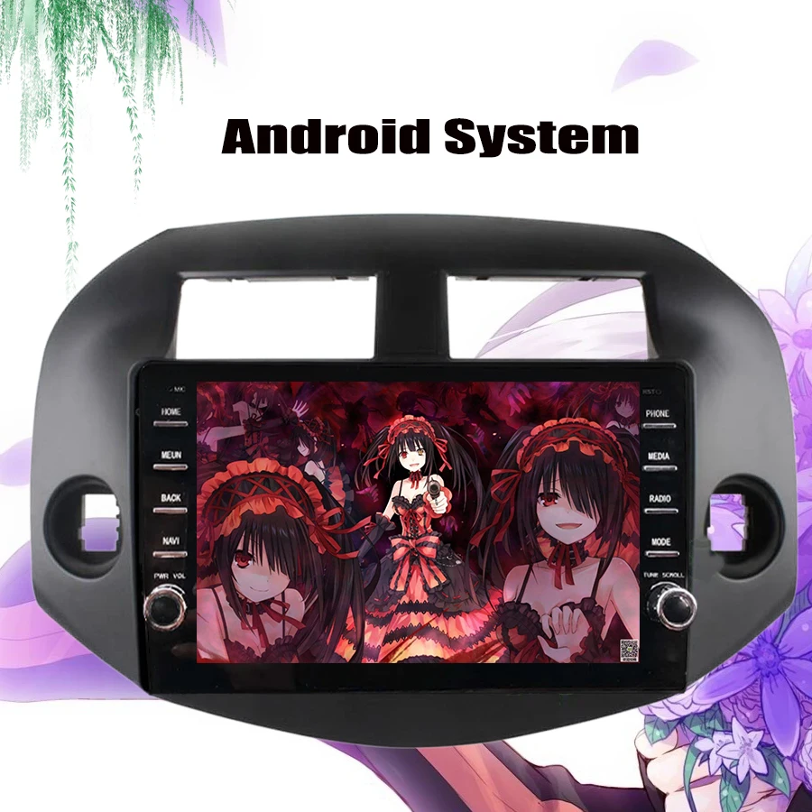 Автомобильный мультимедийный плеер IPS Android 10 0 2 din dvd gps навигация для Toyota RAV4 Rav 4 2007