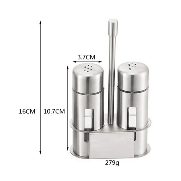 1 Набор шейкеры для специй и перца сахар соли бутылка масла из нержавеющей стали