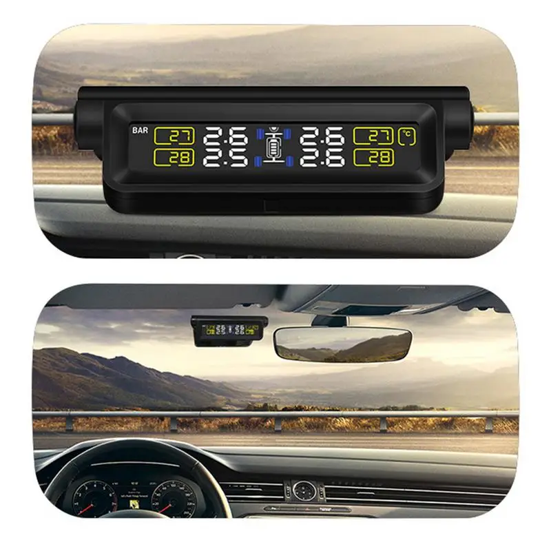 Автомобильная система контроля давления в шинах TPMS Встроенная литиевая батарея