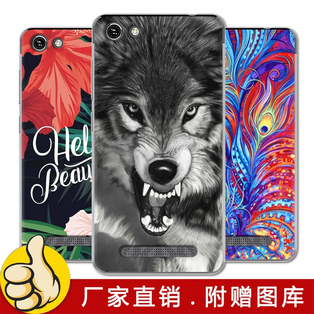Soft Phone Case Silicone Cover For Itel P12 TPU Fashion Colorful Pattern Painted Transparent |