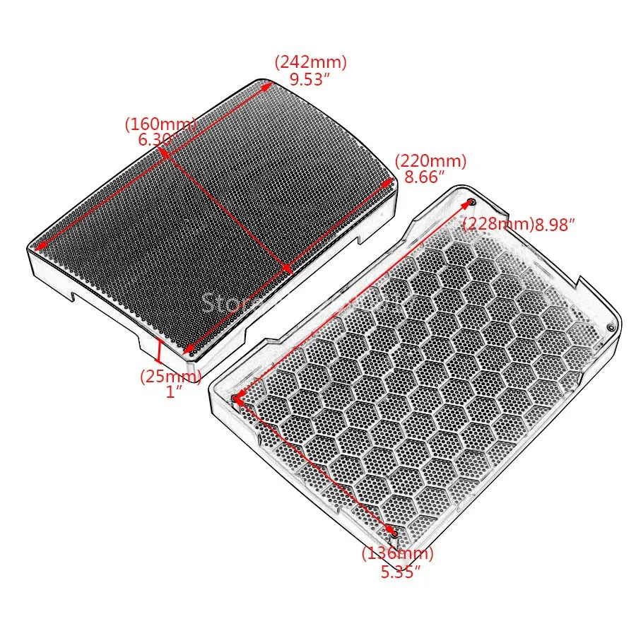 Пара седельная сумка 6X9 &quotкрышка динамик гриль Чехлы подходит для Harley Touring FLHT 93-13