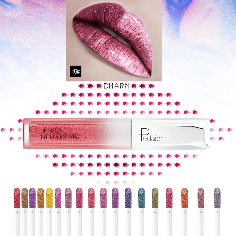 Мерцающий блеск матовый для губ жидкая помада карандаш длительный Макияж