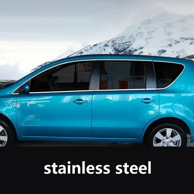 DEL # хром авто окно внешняя Высококачественная отделка протектор автомобиля