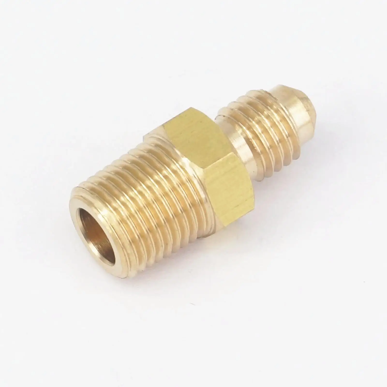 SAE Thread 5/16 &quot-24 UNF Fit Tube OD 1/8&quot - 1/8 &quotNPT Male Brass 45 Degree Pipe Fitting сим адаптеры соединители