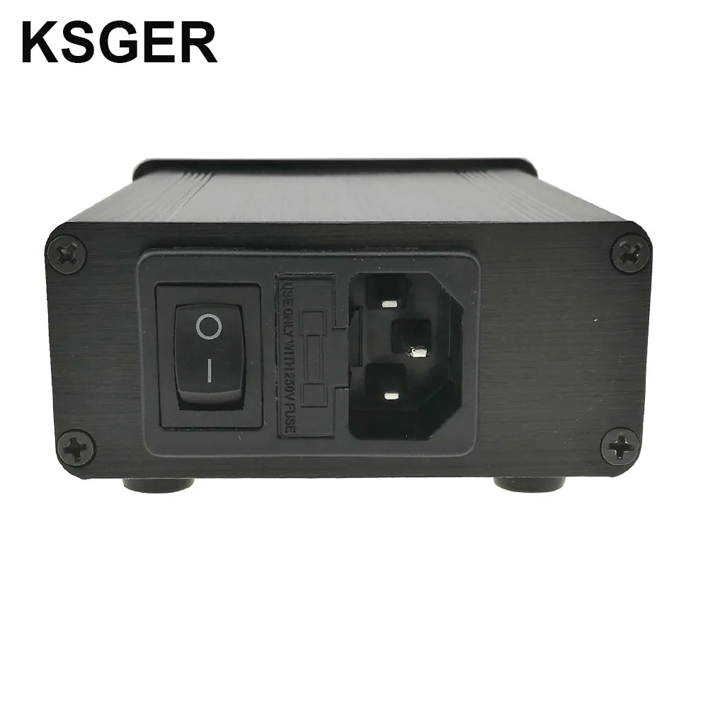 : KSGER T12 паяльная станция STM32 V2.1S OLED Температура контроллер инструменты пайки