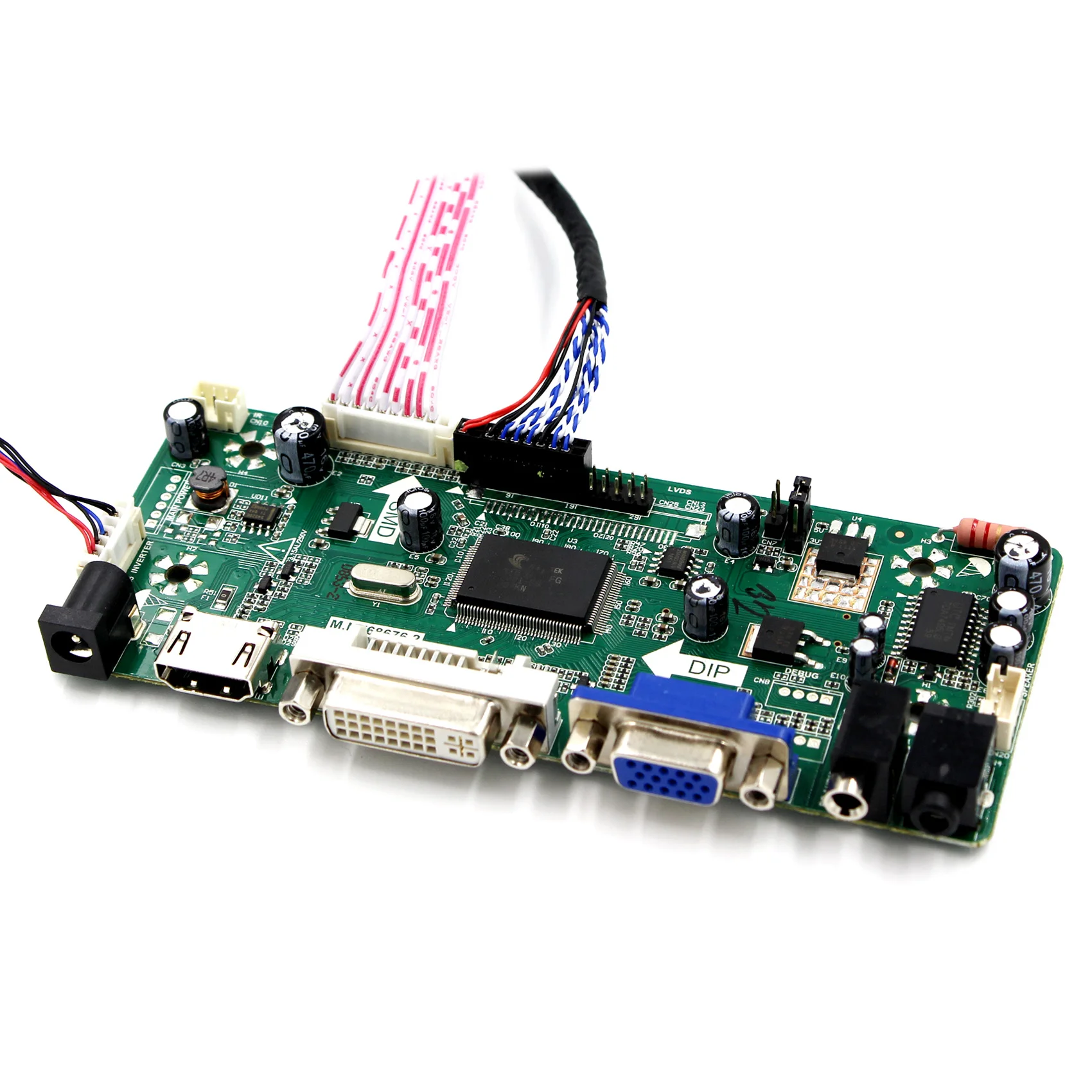 Плата ЖК-контроллера HD MI VGA DVI M.NT68676 и 8 4 дюймовый ЖК-экран AA084SC01 800x600 | Электроника