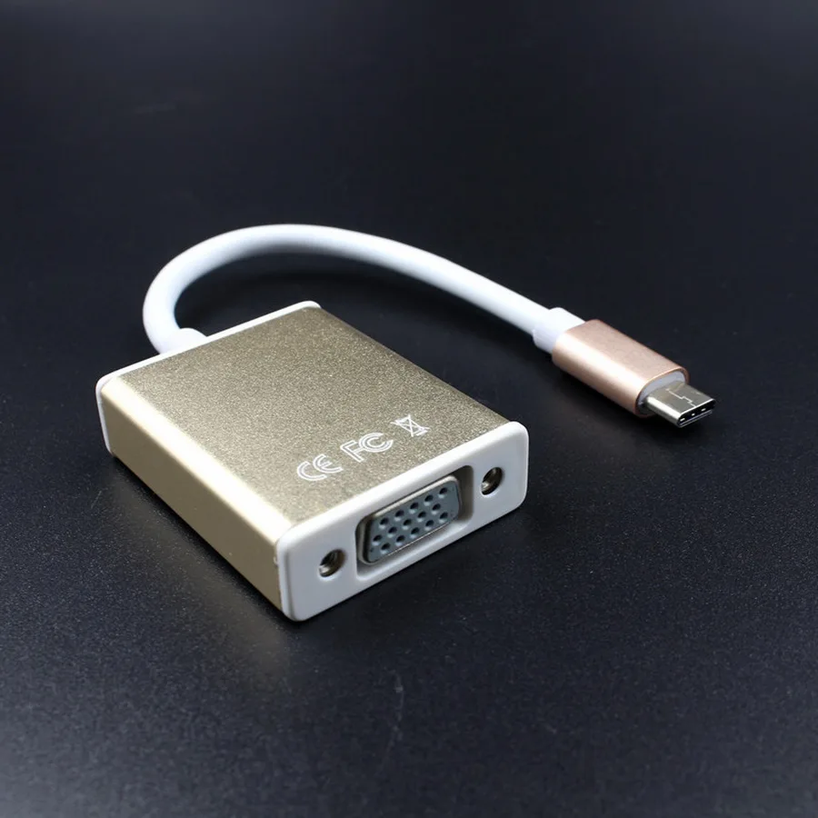 20 шт. USB 3 1 Type C для женщин VGA Кабель адаптер Macbook 12 дюймов Pixel Lumia 950XL|Кабели VGA| |