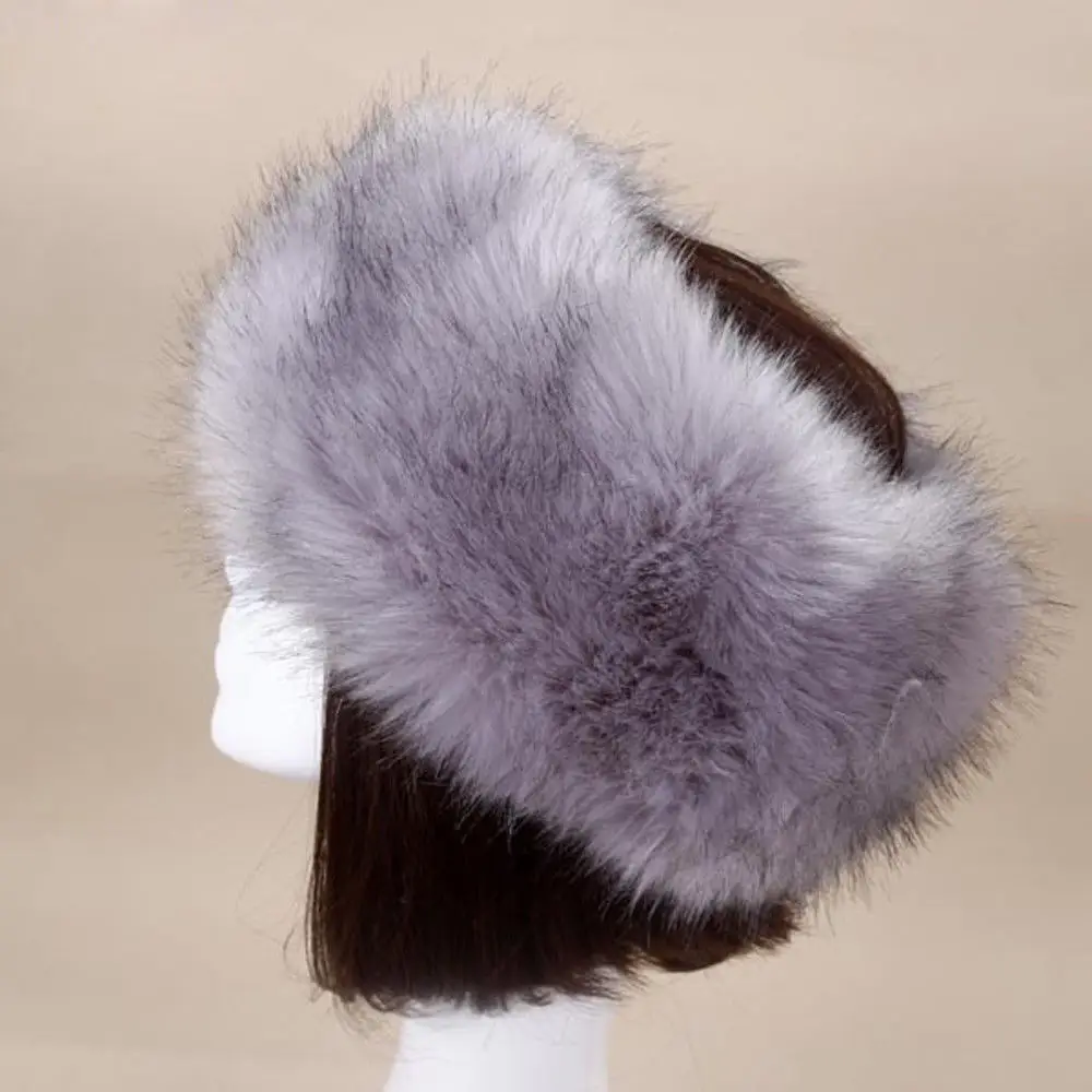 Womens Winter Russian Fluffy Faux Fur Hat Warm Ear Warmer Snow Ski Hats Cap Flap Raccoon Fashion | Аксессуары для одежды
