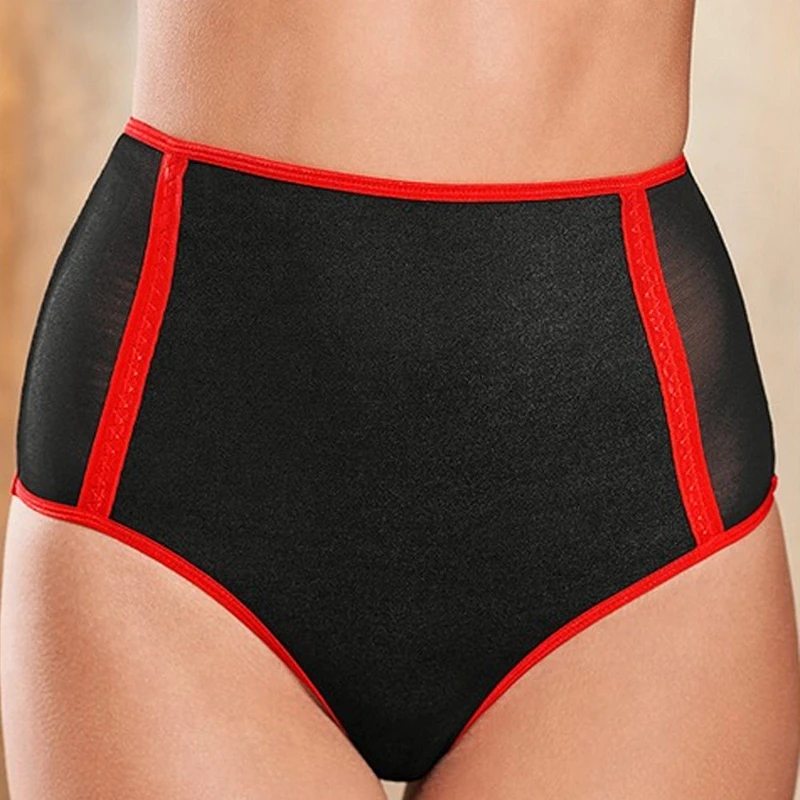 

2PCS Set Womens Sexy/Sissy Lingerie Lace Mesh See Through Ribbons Bow Babydoll Bra Hollow G-String Thong