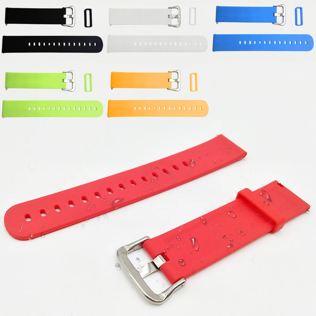 Силиконовый ремешок для xiaomi Huami amazfit bip BIT PACE Lite Youth Pure Красочные умные часы сменный