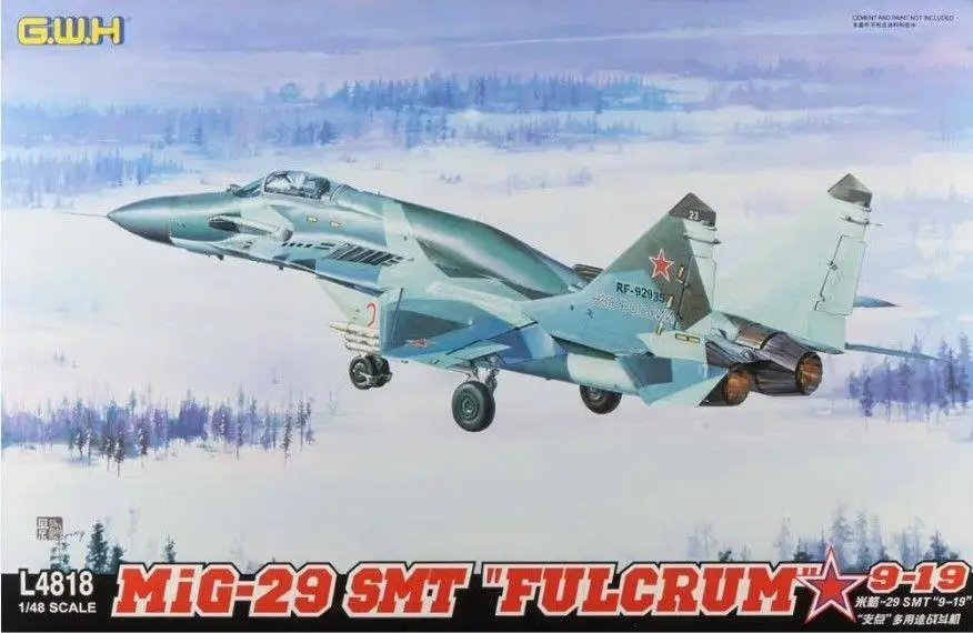 GreatWall 1/48 L4818 Mig 29 SMT &quotFulcrum&quot 9 19 высокое качество|Наборы для сборки моделей| |