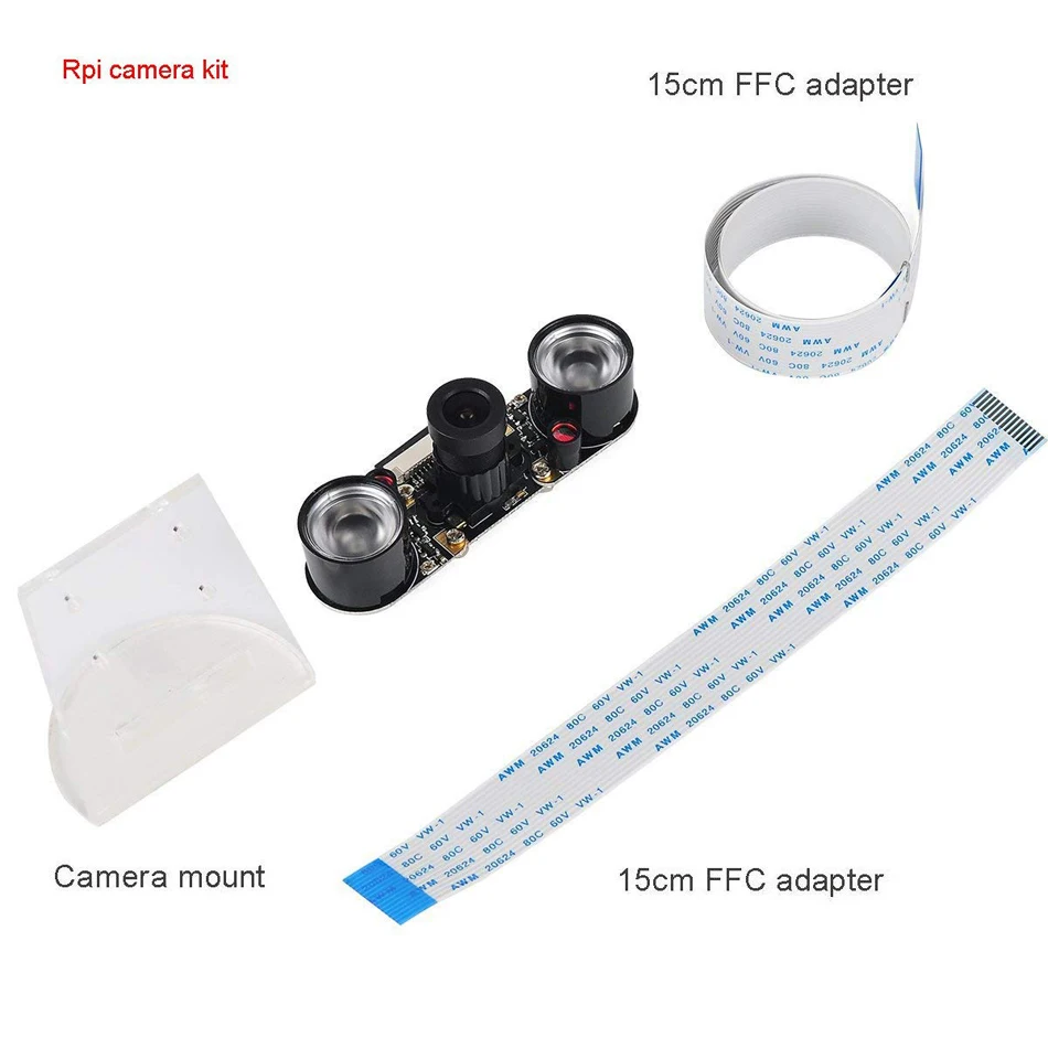 Адаптер Кабель FFC Для камеры Raspberry Pi модуль ночного видения с регулируемым