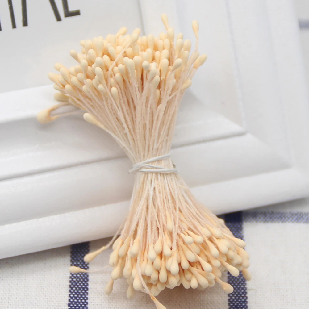 В наличии 400 шт./лот Декор тычинки для цветов пестик свадебное украшение ручной