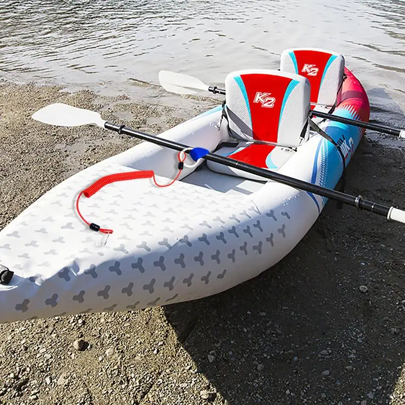 2 шт. растягивающийся безопасный Весло Поводок анти потеря веревки для гребной