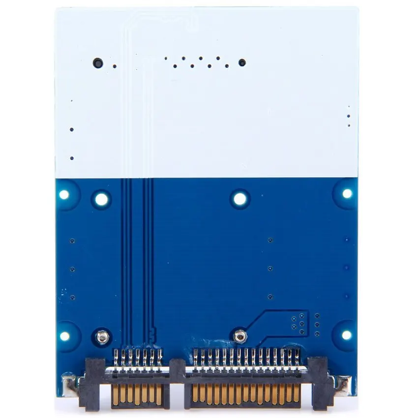 Cablecc преобразователь адаптер прочный 50 мм Маленькая плата mSATA SSD до 2 5 &quotSATA Привод