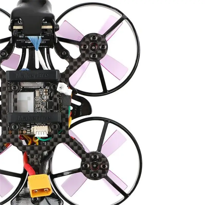 Дрон Makerfire гоночный FPV Контроллер полета F3 OSD Caddx Hunter V2 HD Cam 5 8G 40 каналов 25/100 мВт VTX 2-3S