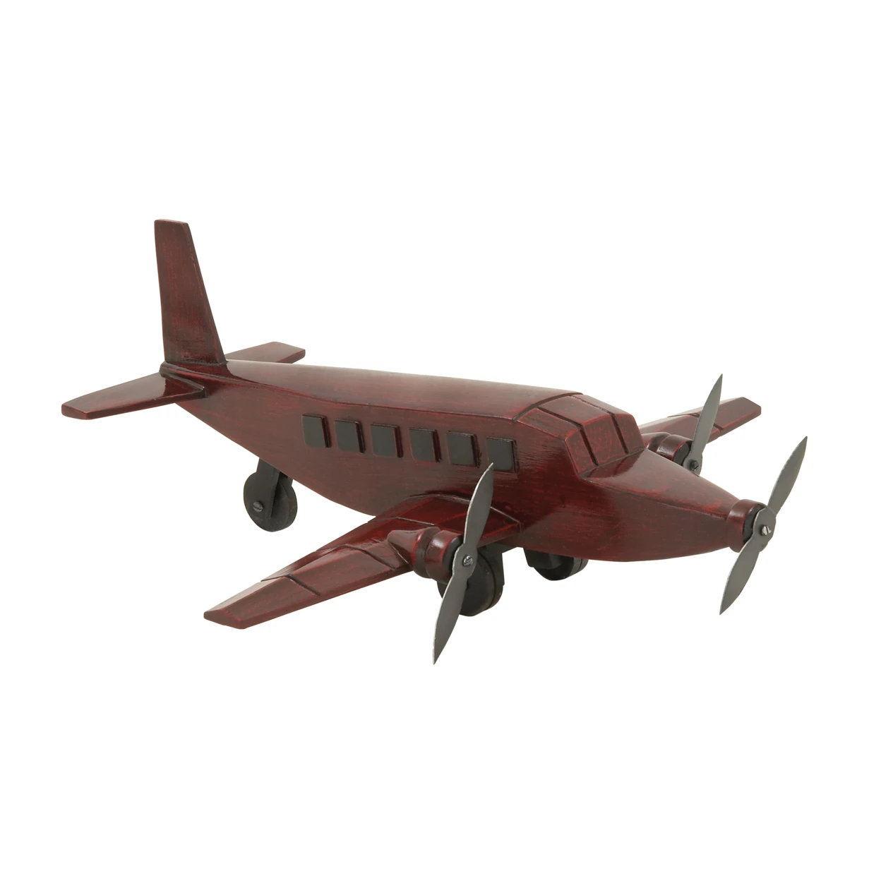 Exclusive Wood Airplane Red | Statues &amp Sculptures
