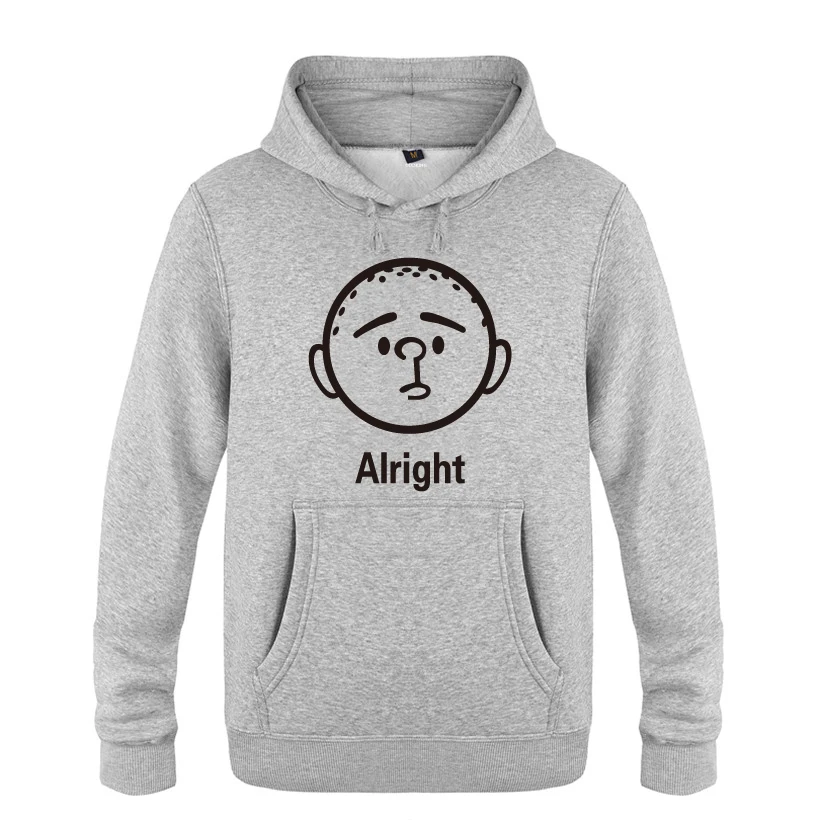 

Karl Pilkington Alright Cute Cartoon Sweatshirts Men 2018 Mens Hooded Fleece Pullover Hoodies