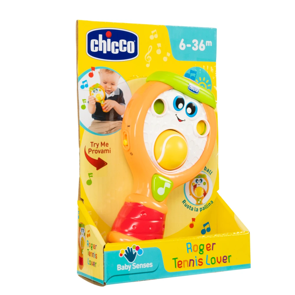 Игрушка музыкальная Chicco &quotТеннисная ракетка&quot 6м+ | Игрушки и хобби
