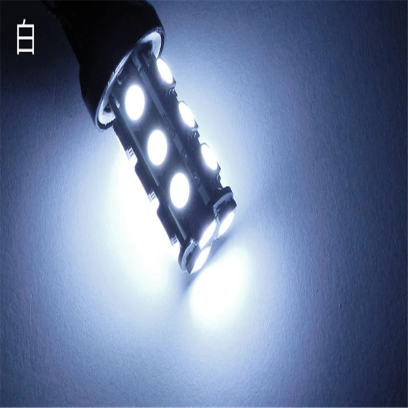 CARCHET 5 шт. 1156/1157 Автомобильные светодиодные лампочки 18Led 5050 поворотные парковочные