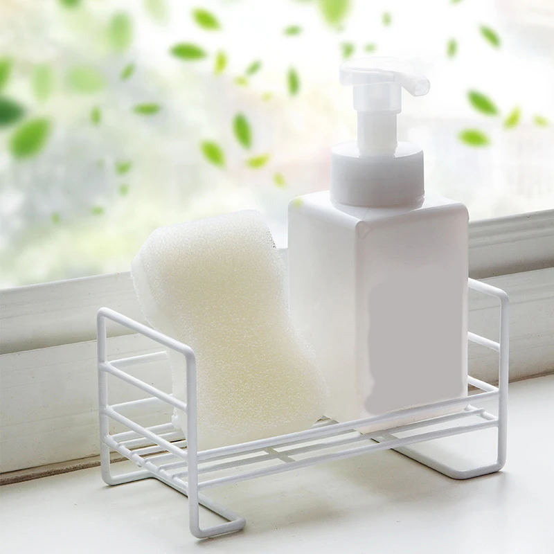 Promotion! Wrought Iron Sponge Storage Rack Pool Shelf Home Kitchen Countertop Sink Rag Debris Drain Floor Type | Дом и сад