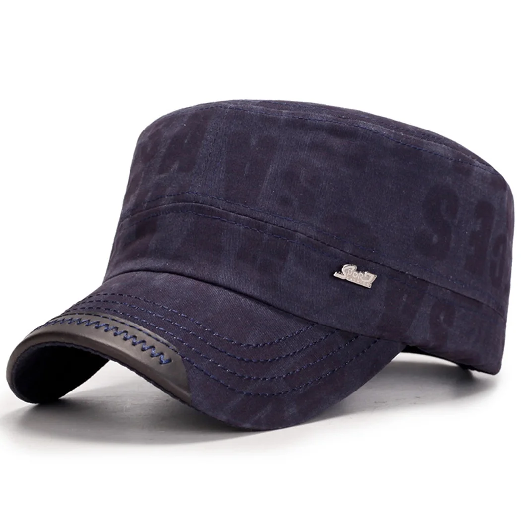 Новый стиль мужские бейсболки шляпа с плоским верхом из хлопка Snapback плоская