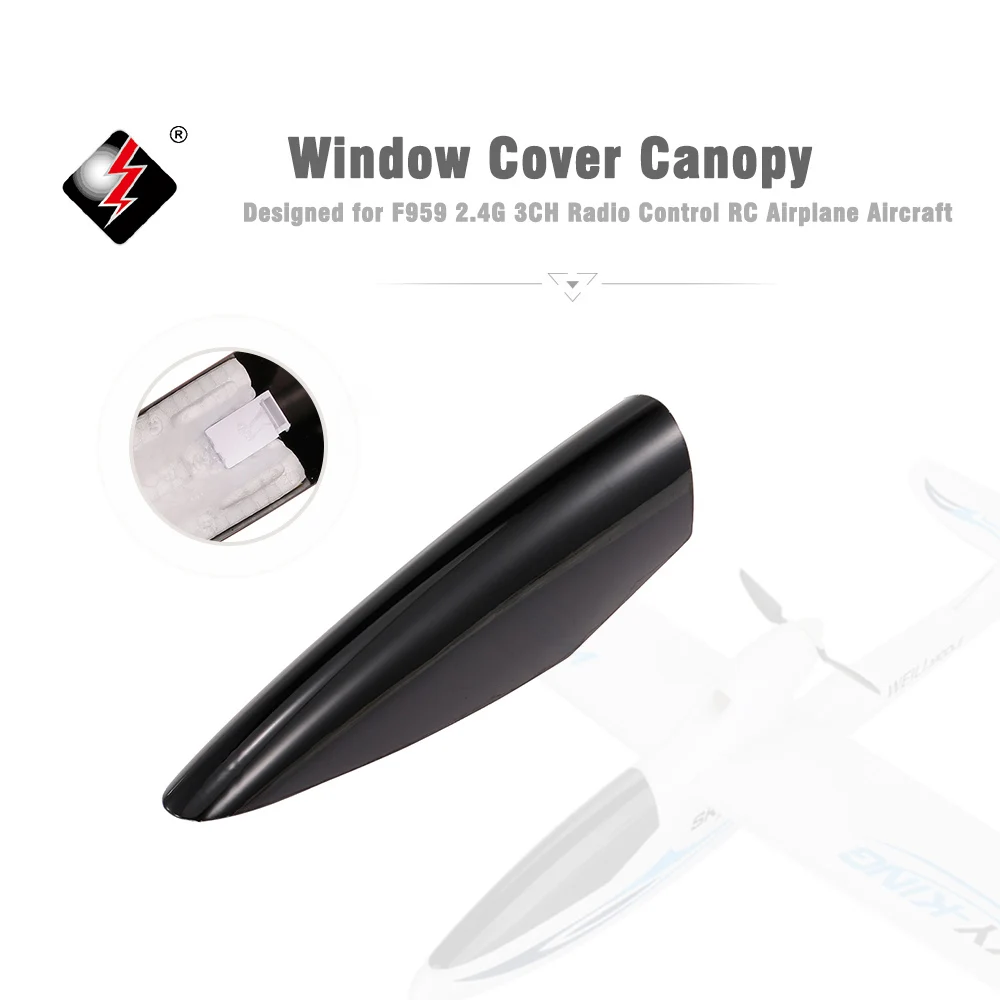 WLtoys крышка окна Навес для F959 2 4G 3CH радиоуправляемый самолет вертолет запчасти