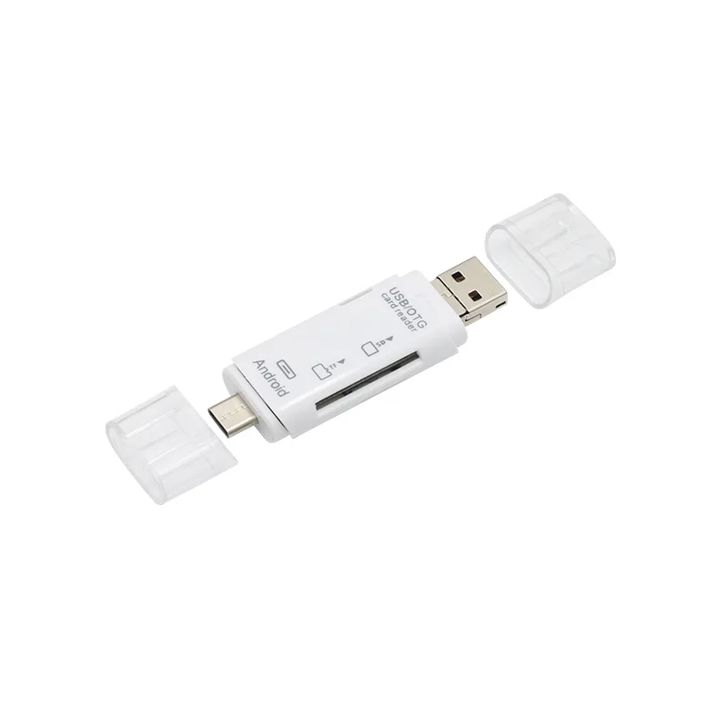 Многофункциональный 3 в 1 Micro usb type-C OTG флэш-накопитель адаптер type-C Кардридер разъем SD TF OTG кард-ридер