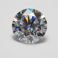 11mm def heart and arrows cut vvs moissanite super white moissanite diamond 5 carat for ring