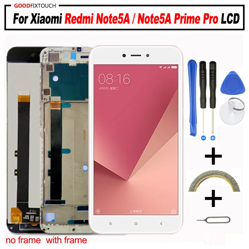 ЖК дисплей и дигитайзер качества AAA для Xiaomi Redmi Note 5A с сенсорным экраном 100%|Экраны