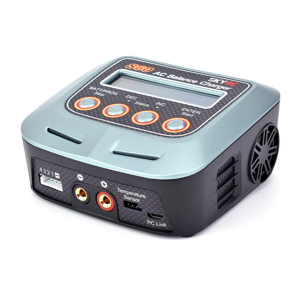 SKYRC S60 60W 6A 100-240V зарядное устройство переменного тока/зарядное Dis для 2-4S LiPo LiHV LiFe Lilon
