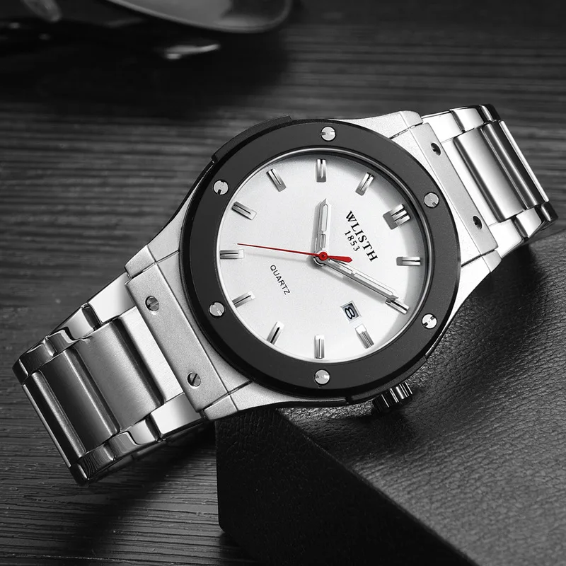 Новые модные для мужчин's часы светящиеся водонепроницаемые повседневное