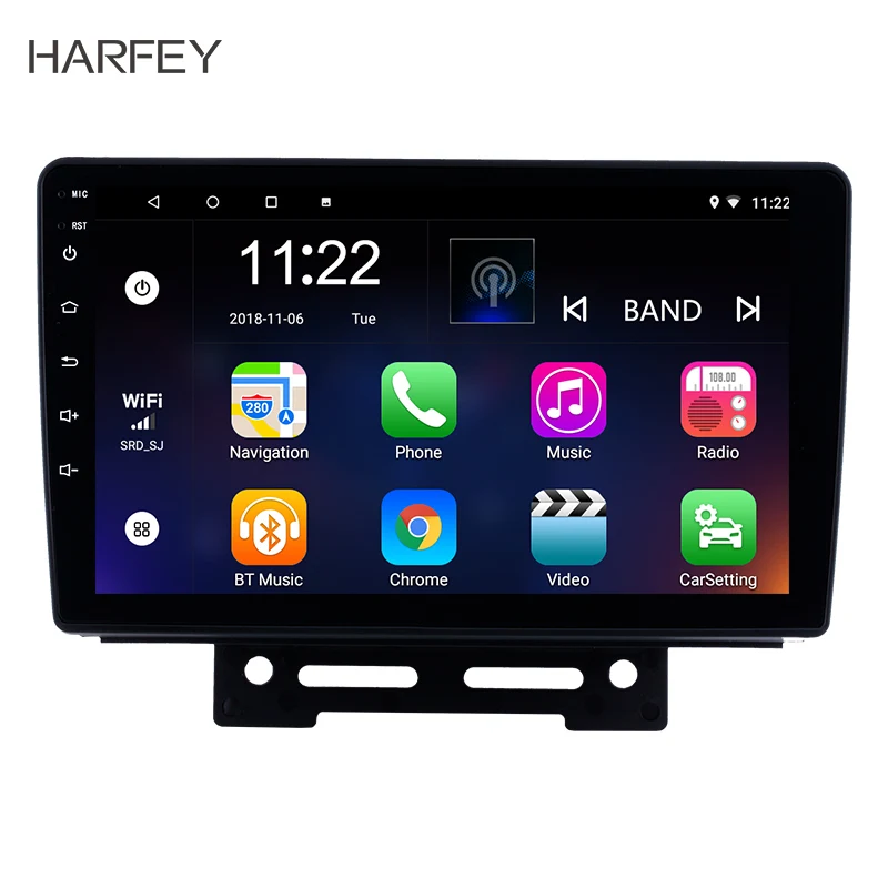 

Harfey GPS Navi Car Radio Android 10.0 9" Multimedia Player for 2012 2013 2014 Geely Emgrand EC7 support Rearview camera DVR Aux