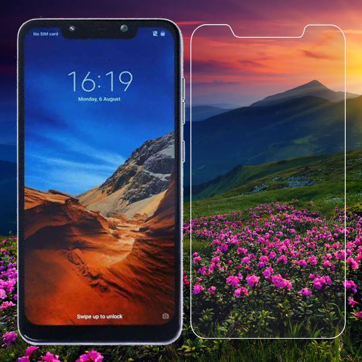 2 упаковки Защита экрана для Xiaomi Pocophone F1 закаленное стекло Защитная пленка Poco