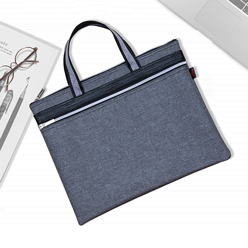 

Briefcase Document Bags Portable File Pouch Good Qulity Durable Laptop Tote Business Officially Work Holder Handbag Accessories