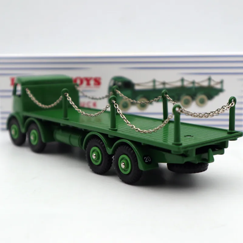 Atlas Dinky Supertoys No.905 Foden Плоская тележка с цепочками мята/коробка литья под давлением