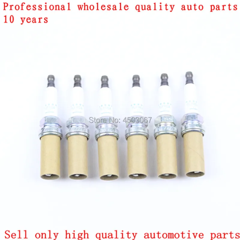 6 шт./лот 4 свечи зажигания для Nissan Infiniti Teana Altima Frontier Мурано Sentra Titan 22401 5M015 PLFR5A 11