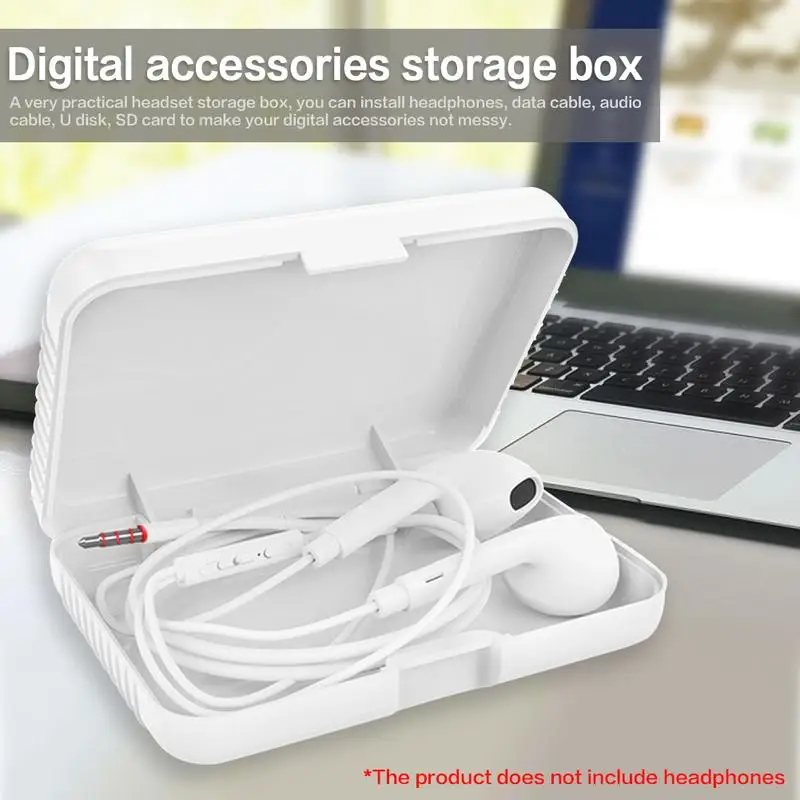 Q1 коробка для хранения наушников сумка USB кабель аудио линия менеджер