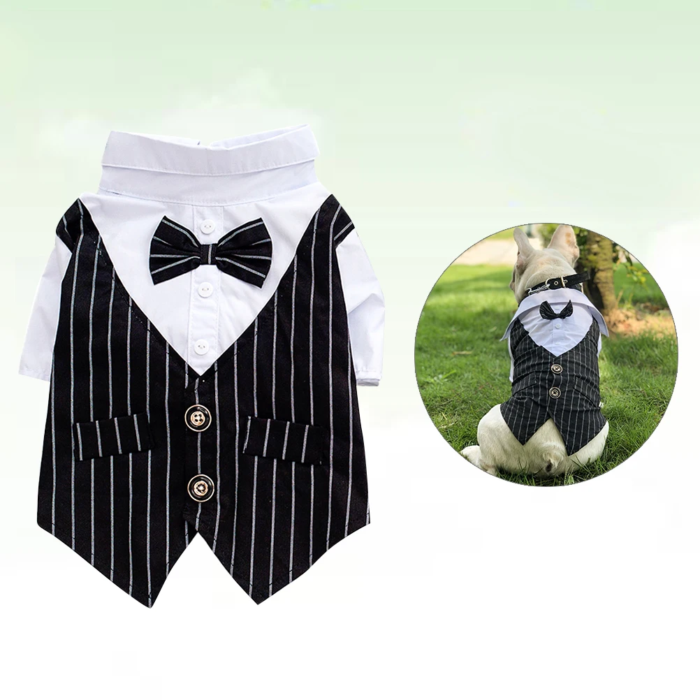 Официальная одежда для собак щенков Одежда питомцев Свадебный костюм смокинг
