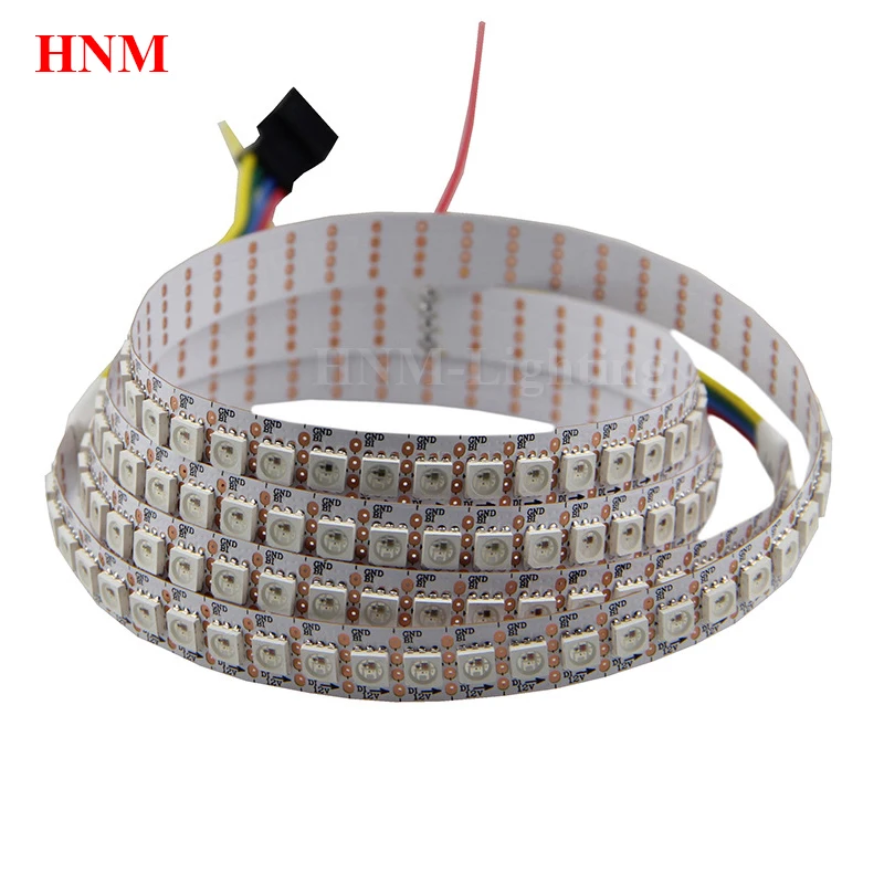 2 м 144 светодиодный s/M WS2815 полосы 12V 5050 SMD RGB пикселей Неон гибкие светодиодные ленты