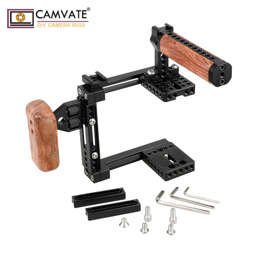Камера CAMVATE Rig для Canon 70D/80D/90D/5D Mark II/5D III/5D IV/ Nikon D7100/D7200/D300S/a58/A99/a7/a7II/GH5/GH4|Аксессуары