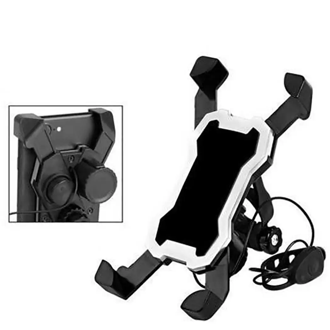 360 Degree Rotation Bike Phone Holder With Electric Horn Bicycle Mountain Motorbike Accessory | Спорт и развлечения