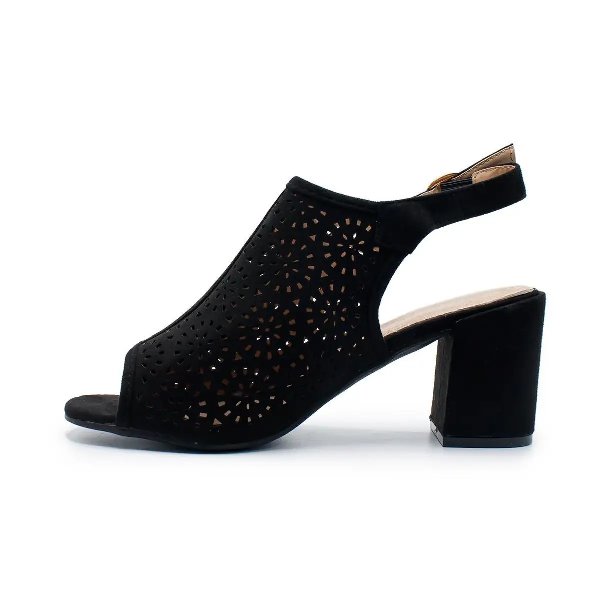 ZAPSHOP-WOMAN-SYNTHETIC-HEEL сандалии-сабо с открытым носком высечки | Обувь