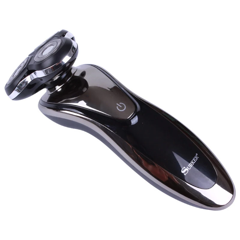 Surker Sk 320 двухцветная моющаяся Вращающаяся бритва с 3 головками перезаряжаемая